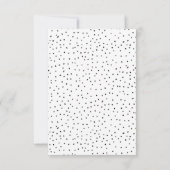 ブルーグリッターキャップ引用文写真モダン卒業 案内状 (裏面)