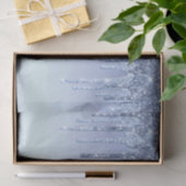 ブルーグリッタードエレガントリップ 薄葉紙 (ギフト)