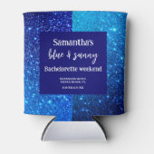 ブルーグリッターバチェロレッテ 缶クーラー (正面)