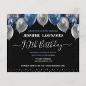 ブルーグリッターバルーン90th誕生日パーティー (正面)