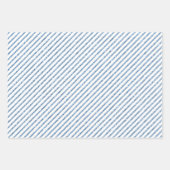 ブルーグリッターベビー足ベビーシャワーラッピング紙 ラッピングペーパーシート (正面2)