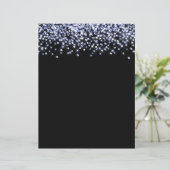 ブルーグリッター紙吹雪スクラップブック紙 (スタンド正面)