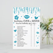 ブルーグリッター誕生日リーバーゲーム (スタンド正面)