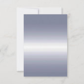 ブルーグリッター&ダイヤモンドデコレーション誕生日 セーブザデート (裏面)