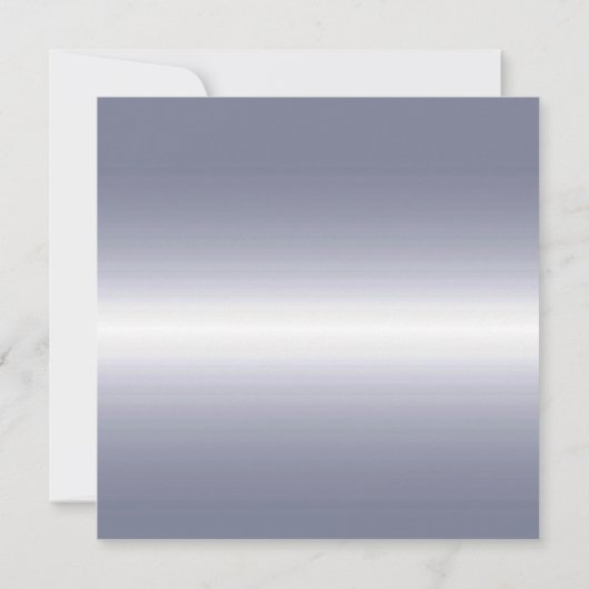 ブルーグリッター&ダイヤモンドデコレーション誕生日 招待状 (裏面)