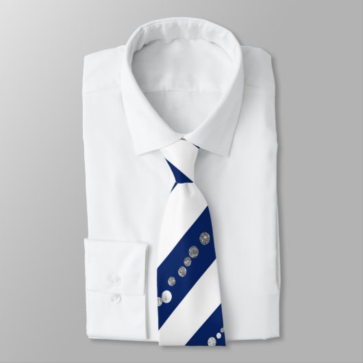 ブルーグリッター ネクタイ (タイ)