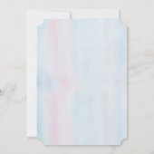 ブルーグリーンとソフトピンクス 招待状 (裏面)