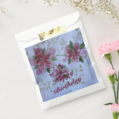 ブルーグリーンとブルゴーニュ フェイバーバッグ (封をした状態)