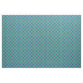 ブルーグリーンと明るいイスラムスタイルパターン ファブリック (ヤード)