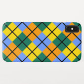 ブルーグリーンイエローオレンジ Case-Mate iPhoneケース (裏面(横))