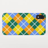 ブルーグリーンイエローオレンジ Case-Mate iPhoneケース (裏面(横))