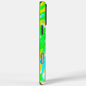 ブルーグリーンイエローカラフル抽象芸術大理石液体 Case-Mate iPhoneケース (裏面 / 右)