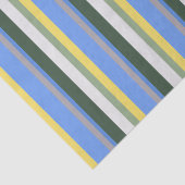 ブルーグリーンイエローストライプティッシュペーパー 薄葉紙 (詳細)