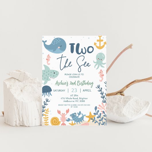 ブルーグリーンイエローボーイズ2ザシー誕生日 招待状