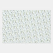 ブルーグリーンウォーター植物体 ラッピングペーパーシート (正面3)