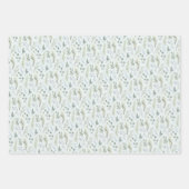 ブルーグリーンウォーター植物体 ラッピングペーパーシート (正面)