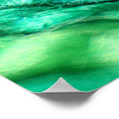 ブルーグリーンウール ポスター (角)