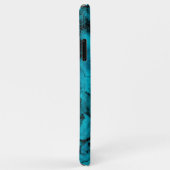 ブルーグリーンエメラルドマーブルグリッター Case-Mate iPhoneケース (裏面/右)