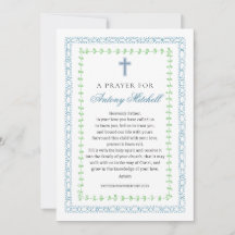 ブルーグリーンクロスバプテスマ祈りの言葉