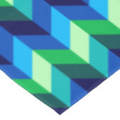 ブルーグリーングラデーションシボロン中段 テーブルクロス (アングル)