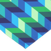 ブルーグリーングラデーションシボロン小テーブルランナー ショートテーブルランナー (コーナー)