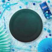 ブルーグリーングリッター紙吹雪フェイク箔 ペーパープレート (パーティー)