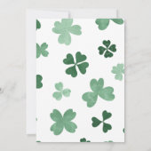 ブルーグリーンストンプチョンツツインズ恐竜1回目の誕生日 招待状 (裏面)