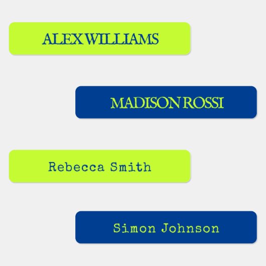 ブルーグリーンタイプライター |防水名ラベル ラベル (グループ)