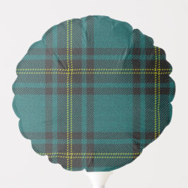 ブルーグリーンタータンチェック バルーン