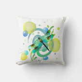 ブルーグリーントンボ クッション (正面)