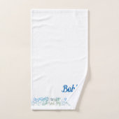 ブルーグリーンドラゴンスバスタオルセットカスタムセット バスタオルセット (ハンドタオル)