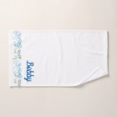 ブルーグリーンドラゴンスバスタオルセットカスタムセット バスタオルセット (ハンドタオル)