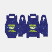 ブルーグリーンネオンブ白熱［赤熱］光を放つルー感謝していフィーズ誕生日 フェイバーボックス (折り畳みなし)