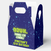 ブルーグリーンネオンブ白熱［赤熱］光を放つルー感謝していフィーズ誕生日 フェイバーボックス (オープン)