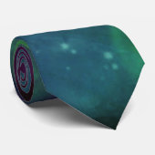 ブルーグリーンネブきらめくラタイ ネクタイ (ロール)