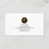 ブルーグリーンハンディマンサイネージホーム建築 名刺 (裏面)