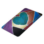 ブルーグリーンハートモザイクテーマ マグネット (左側)