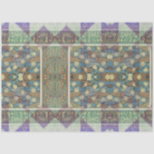 ブルーグリーンパープルアーツ新しいフローラエフェメラ 薄葉紙 (正面)