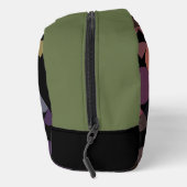 ブルーグリーンパープルブラックミッドセンチュリーサークル ドップキット (右)