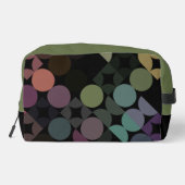 ブルーグリーンパープルブラックミッドセンチュリーサークル ドップキット (裏面)