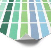 ブルーグリーンヒューズ ポスター (角)