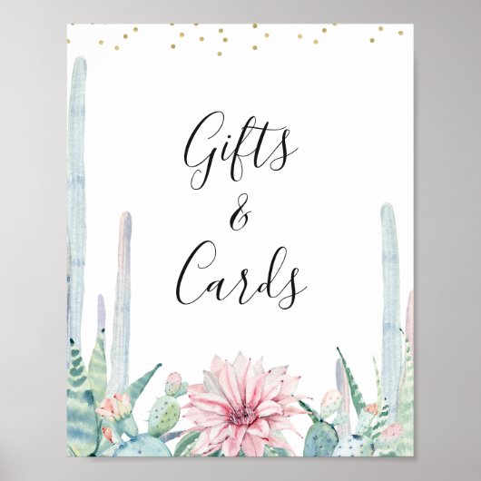 ブルーグリーンピンクタコベビーの赤ちゃんシャワーのサイン ポスター (正面)