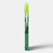 ブルーグリーンフローラカスタマイズiPad Mini ケース** Case-Mate iPhoneケース (裏面 / 左)