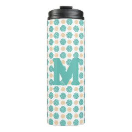 ブルーグリーンフローラサーマルタンブラー タンブラー