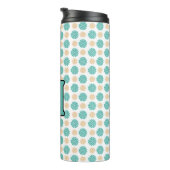 ブルーグリーンフローラサーマルタンブラー タンブラー (回転右)