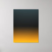 ブルーグリーンブラックオレンジオリジナルグラデーションキャンバス キャンバスプリント (正面)