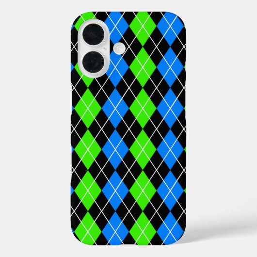 ブルーグリーンブラックダイアーガイルアモンドデザイン Case-Mate iPhoneケース (裏面)