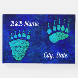 ブルーグリーンベアーポーズゲストブック ゲストブック