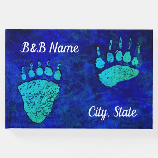 ブルーグリーンベアーポーズゲストブック ゲストブック (正面)