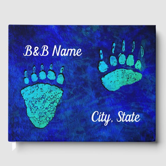 ブルーグリーンベアーポーズゲストブック ゲストブック (正面)